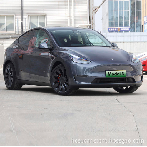 Nuova auto SUV Cina Modello Y 2022 Faceleft 4WD Tesla 5 sedili Auto per veicoli elettrici passeggeri in Cina